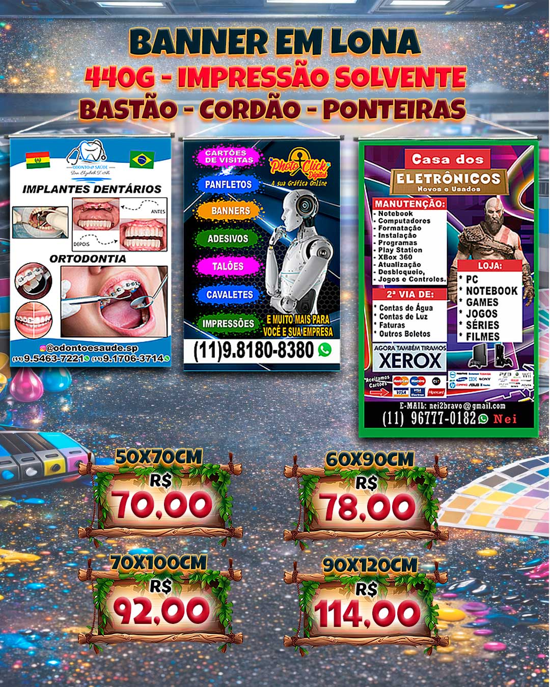 0220 BANNER EM LONA COM ACABAMENTO