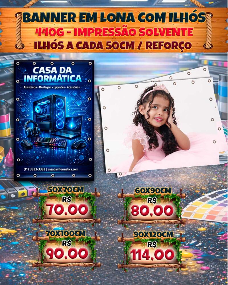 0221 BANNER EM LONA COM ILHÓS