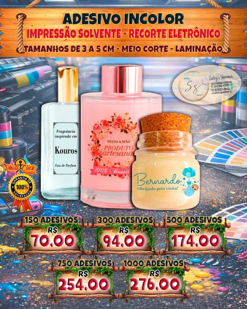 0242 ADESIVO VINIL INCOLOR LAMINADO