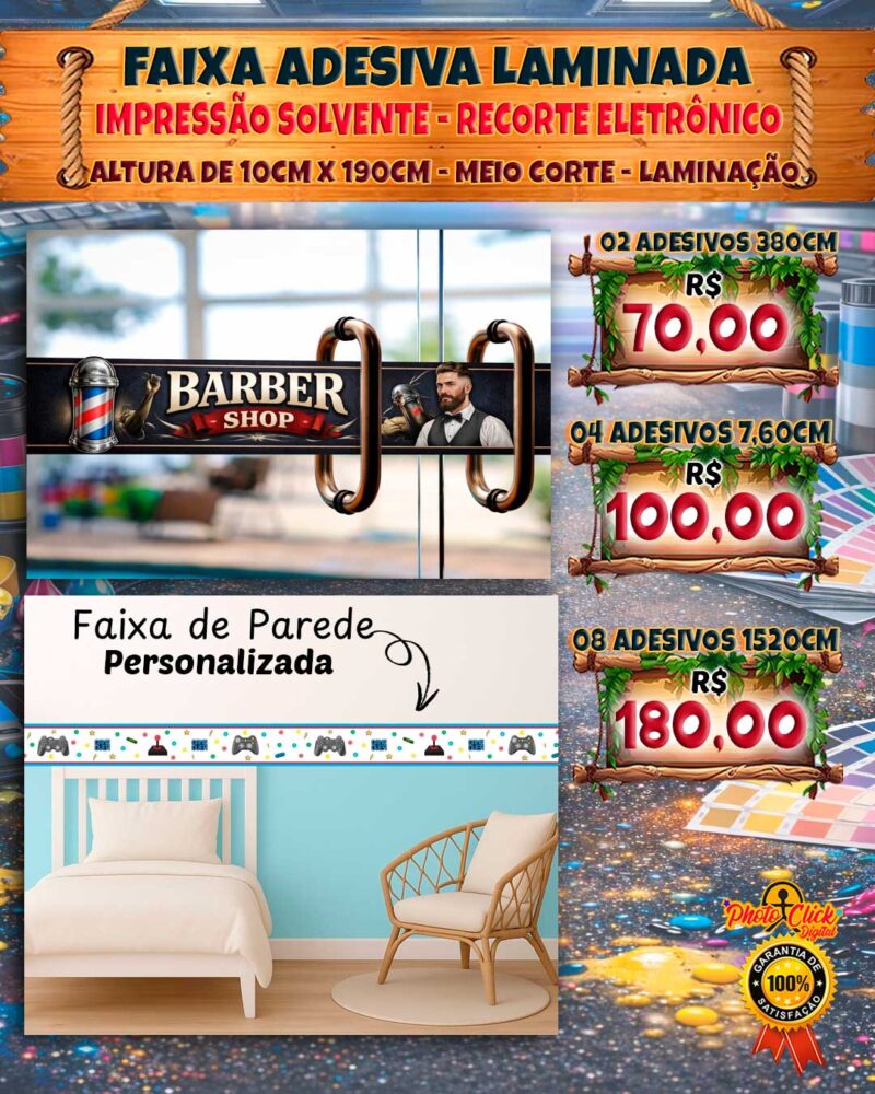 0298 FAIXA ADESIVA LAMINADA